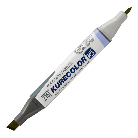 Zig Kurecolor Kc3000 Twin S Marker Kalem 545 Olive Green