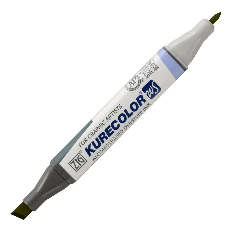 Zig Kurecolor Kc3000 Twin S Marker Kalem 545 Olive Green