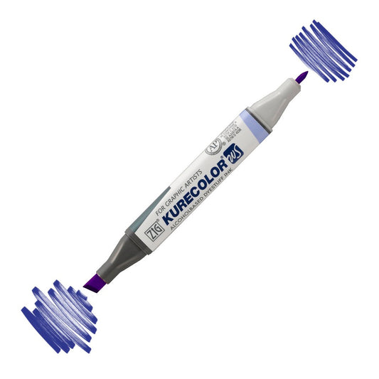Zig Kurecolor Kc3000 Twin S Mor Marker Kalem - Sanatsal Çizim, İllüstrasyon ve Tasarım Kalemi
