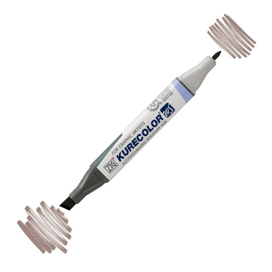 Zig Kurecolor Kc3000 Twin S Marker Kalem Sıcak Gri 9 - Sanat, Tasarım ve İllüstrasyon için Çift Uçlu Marker