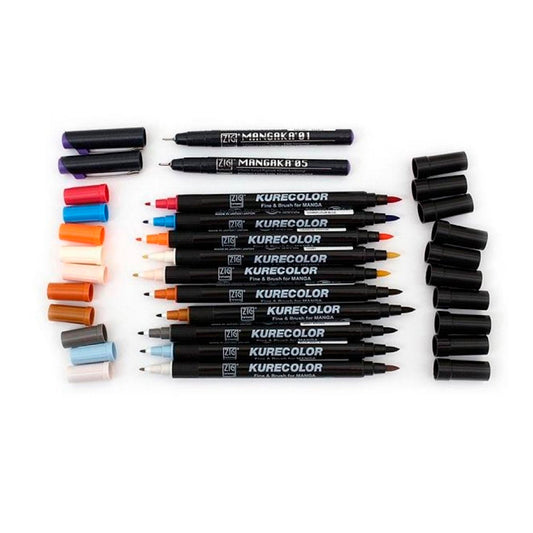 Zig Mangaka Fine&Brush Bright Yellow 404 Kalem CNKC-2200