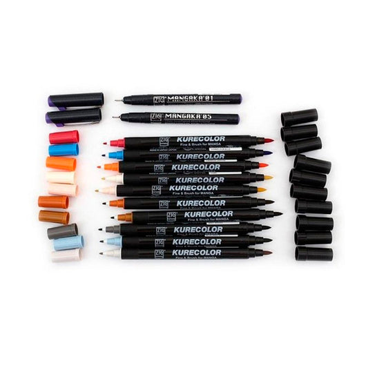 Zig Mangaka Fine&Brush Cobalt Blue 305 Kalem CNKC-2200