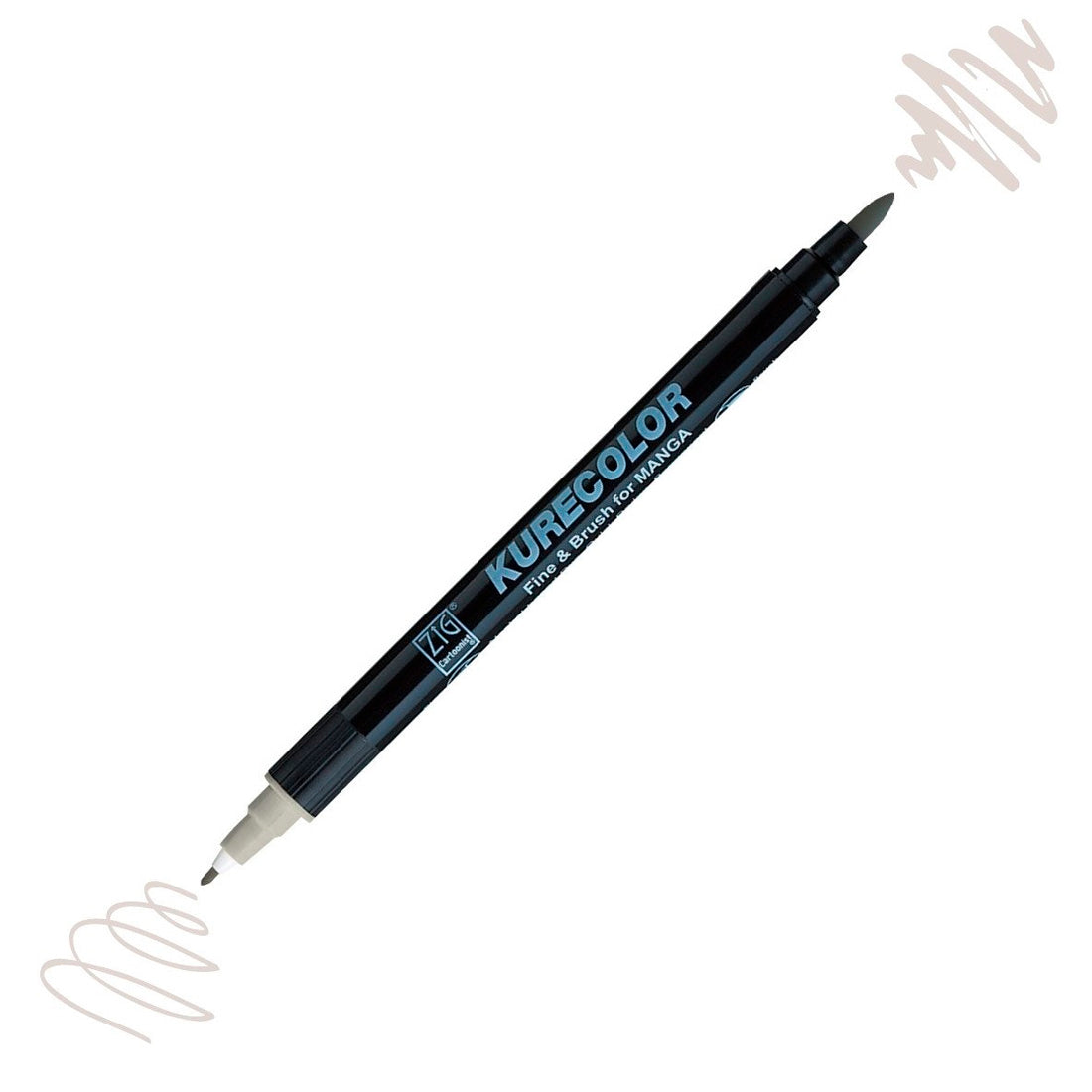 Zig Mangaka Fine&Brush Cool Gray Kalem - Sanatsal Marker, Manga ve İllüstrasyon Çizim Kalemi