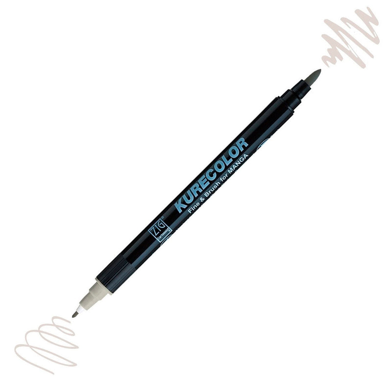 Zig Mangaka Fine&Brush Cool Gray Kalem - Sanatsal Marker, Manga ve İllüstrasyon Çizim Kalemi