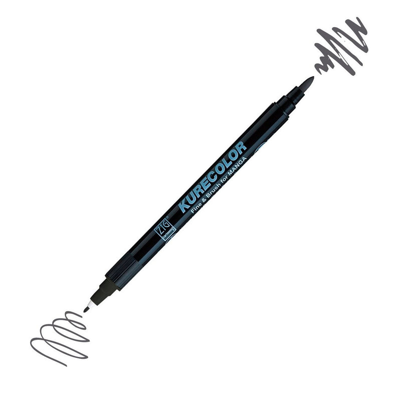 Zig Mangaka Fine&Brush Cool Gray Kalem - Sanatsal Çizim ve Eskiz Kalemi