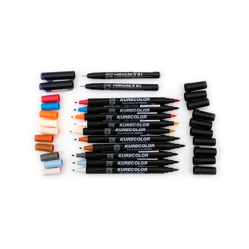 Zig Mangaka Fine&Brush Cornflower Blue 364 Kalem CNKC-2200