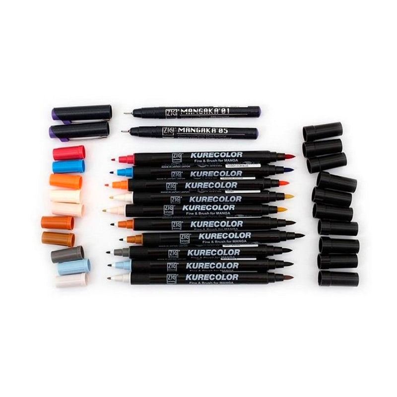 Zig Mangaka Fine&Brush Deep Violet 609 Kalem CNKC-2200