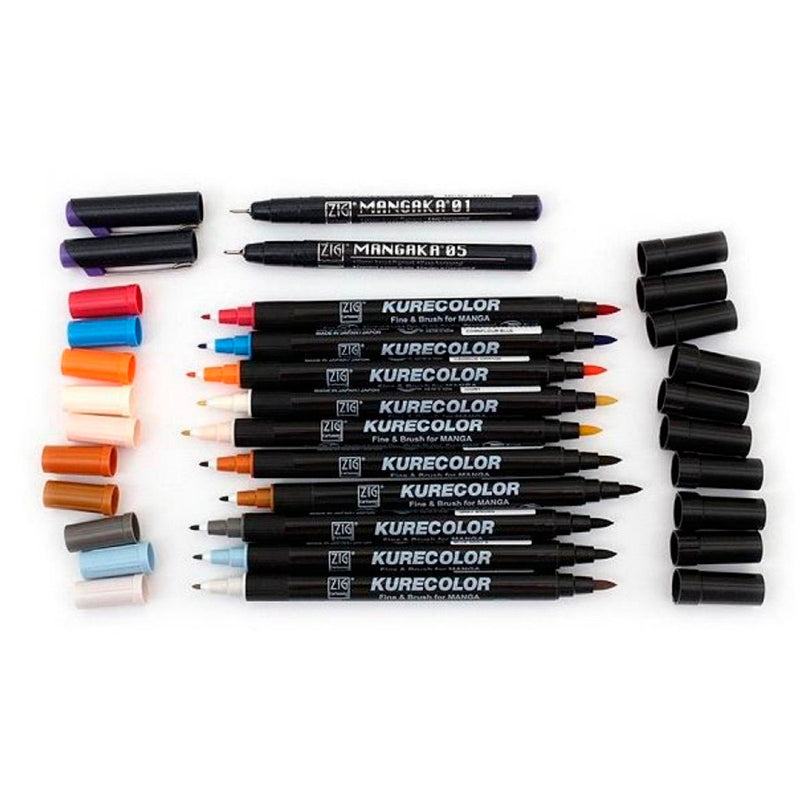 Zig Mangaka Fine&Brush Emerald Green 553 Kalem CNKC-2200