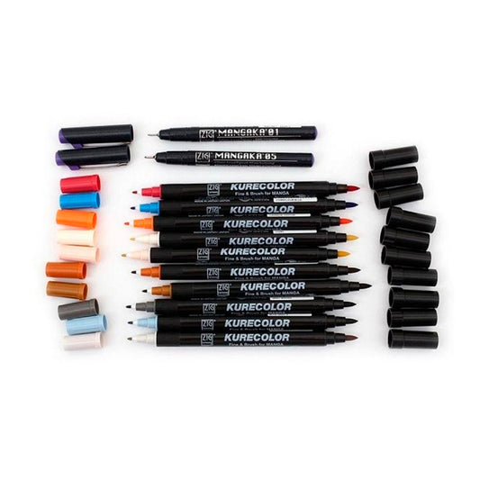 Zig Mangaka Fine&Brush İce Blue 350 Kalem CNKC-2200