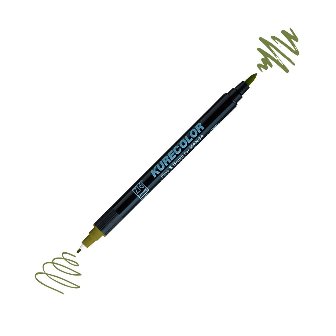 Zig Mangaka Fine&Brush Olive Green 545 Kalem CNKC-2200