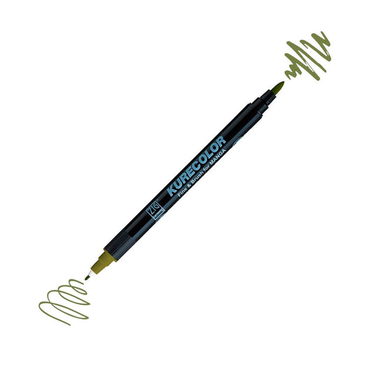 Zig Mangaka Fine&Brush Olive Green 545 Kalem CNKC-2200