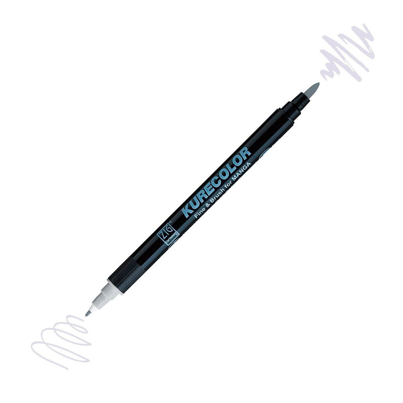 Zig Mangaka Fine&Brush Açık Gri Marker Kalem - Manga Çizim ve İllüstrasyon Kalemi