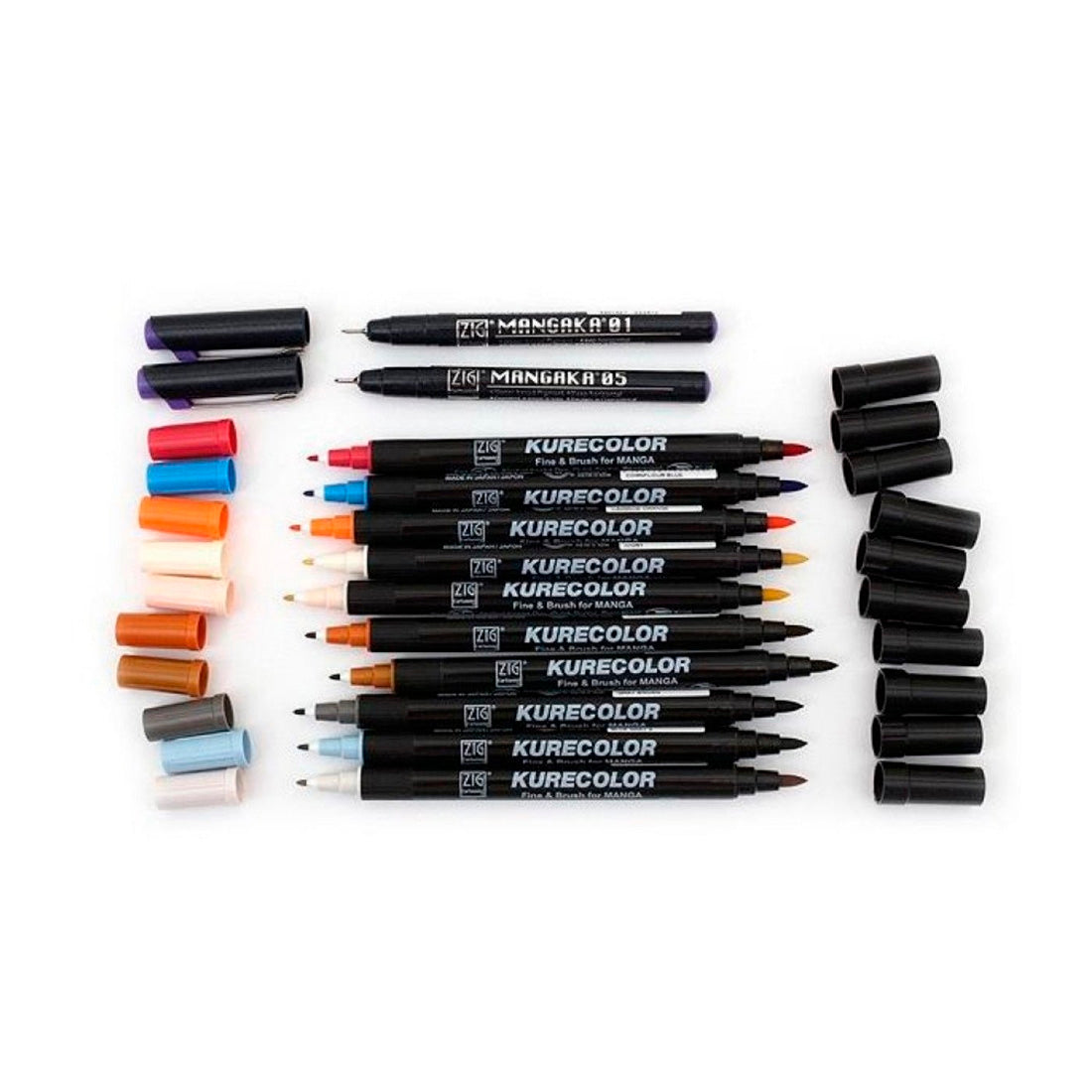 Zig Mangaka Fine&Brush Persain Green 334 Kalem CNKC-2200