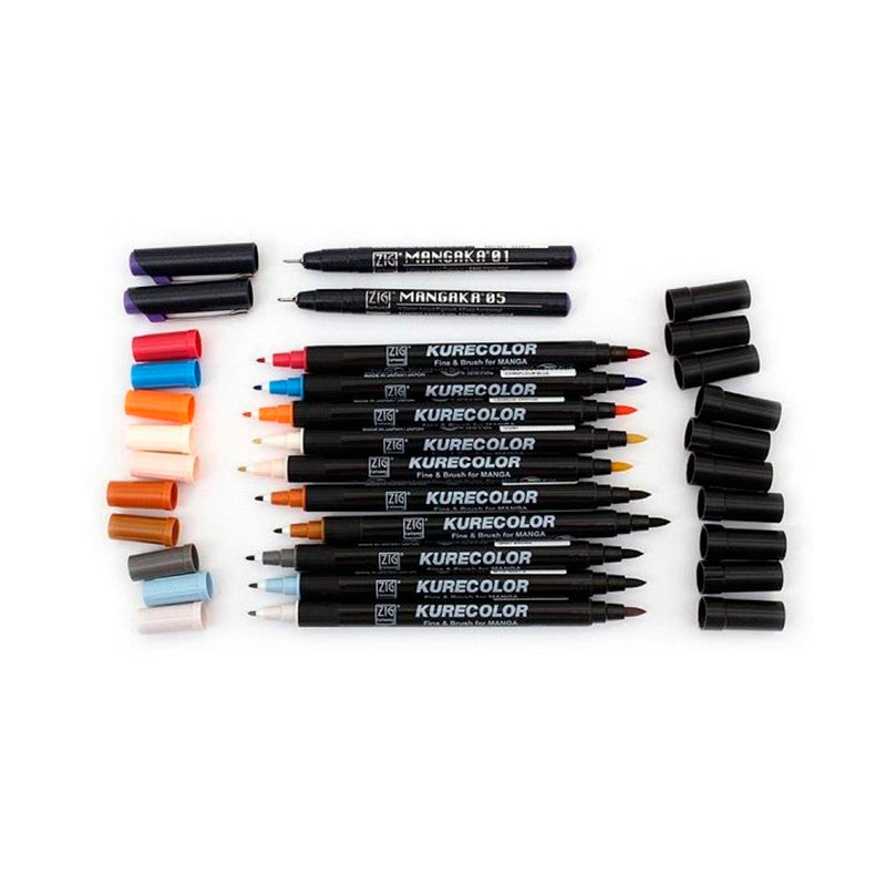 Zig Mangaka Fine&Brush Red 218 Kalem CNKC-2200