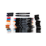 Zig Mangaka Fine&Brush Kırmızı Kalem - Manga Çizim, İllüstrasyon ve Sanatçı Kalemi