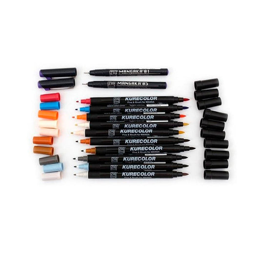 Zig Mangaka Fine&Brush Sand 723 Kalem CNKC-2200