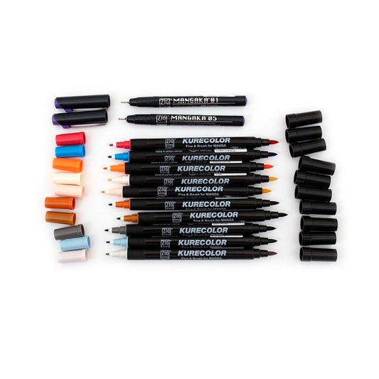 Zig Mangaka Fine&Brush Scarlet Red 215 Kalem CNKC-2200