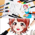 Zig Mangaka Fine&Brush Vanilla Kalem - Hediyelik ve Yumuşak Yazım Kalemi