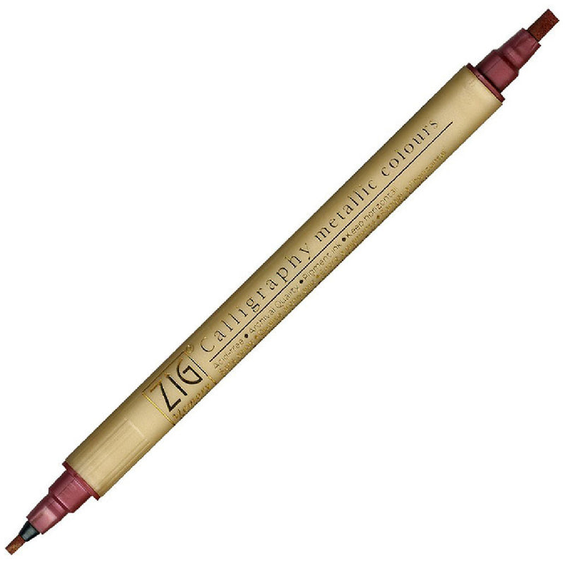 Zig Metalik MS-8400 126 Red Çift Taraflı Davetiye Kalemi